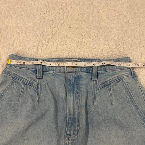 Universal Thread High Rise Midi Shorts - Light Blue - Picture 3 of 4